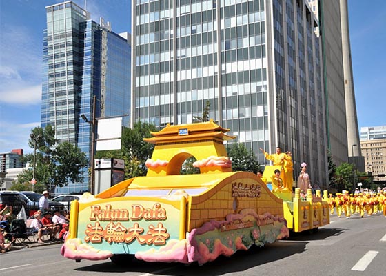 加拿大牛仔节 法轮功团体获赞誉