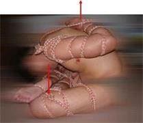 '中共酷刑演示：上绳'