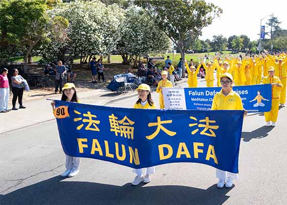 加州纽瓦克市庆游行　市长感谢法轮功